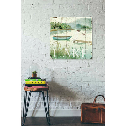 Image of 'Lakeside II' by Daphne Brissonet, Canvas Wall Art,18 x 18