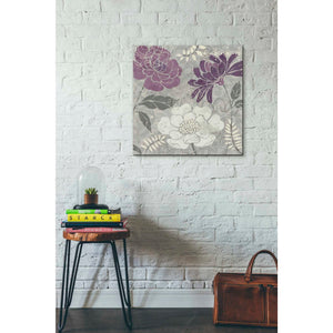 'Morning Tones Purple II' by Daphne Brissonet, Canvas Wall Art,18 x 18
