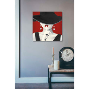 'Haute Chapeau Rouge I' by Marco Fabiano, Canvas Wall Art,18 x 18
