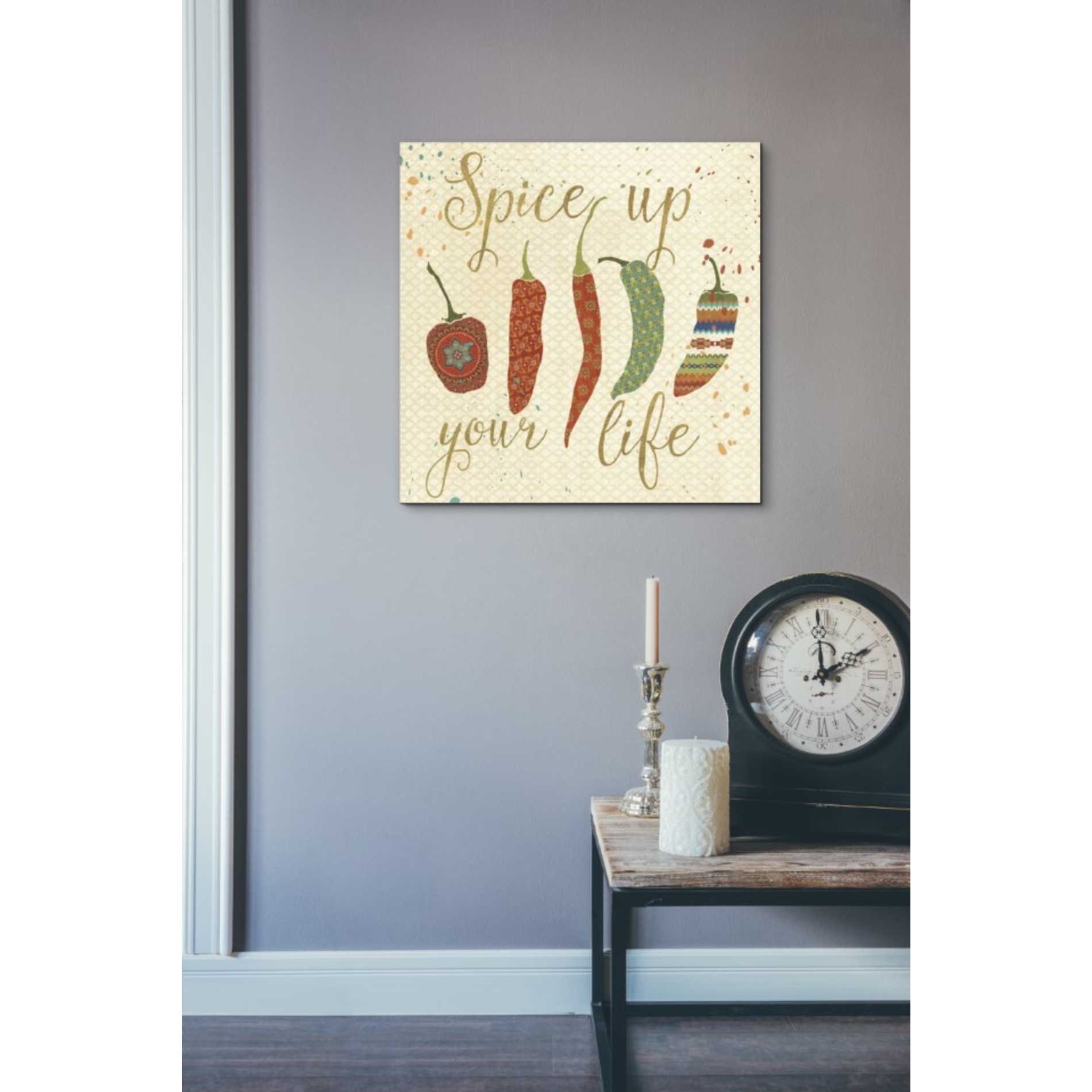 'Mexican Fiesta V' by Veronique Charron, Canvas Wall Art,18 x 18