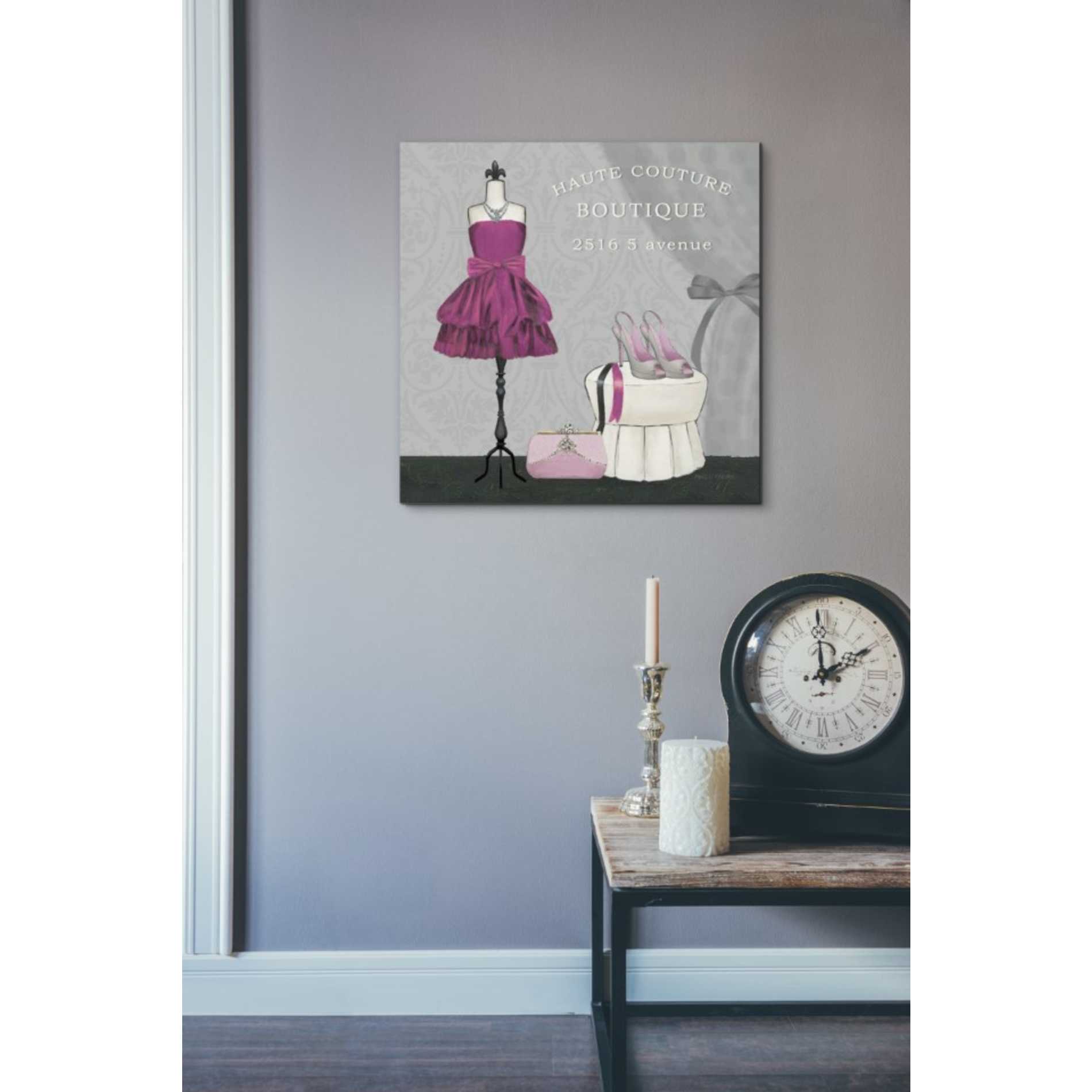 'Dress Fitting Boutique Sq II' by Marco Fabiano, Canvas Wall Art,18 x 18