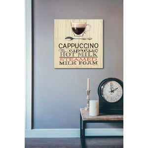 'Cappuccino' by Marco Fabiano, Canvas Wall Art,18 x 18
