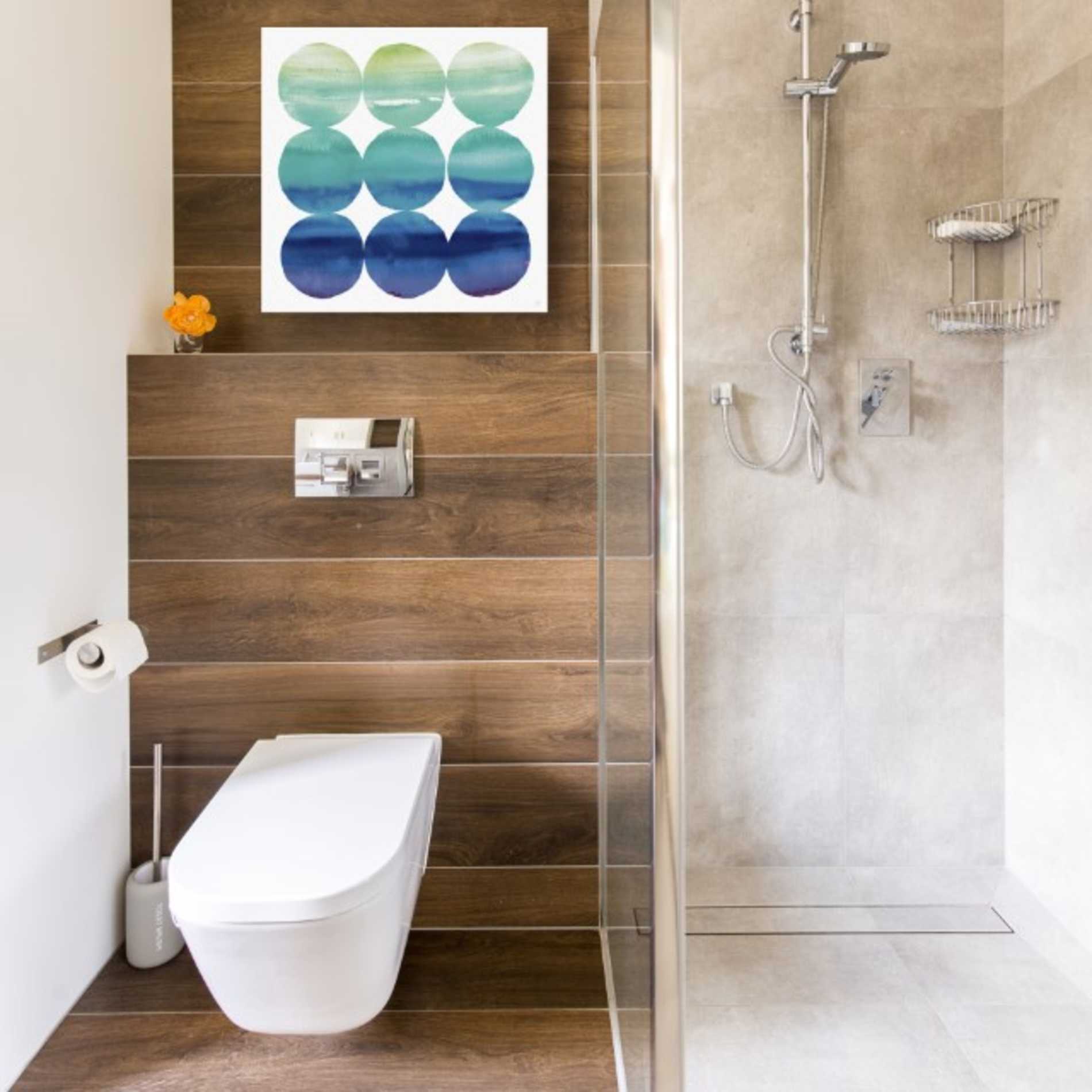 'Summer Dots III' by Elyse DeNeige, Canvas Wall Art,18 x 18