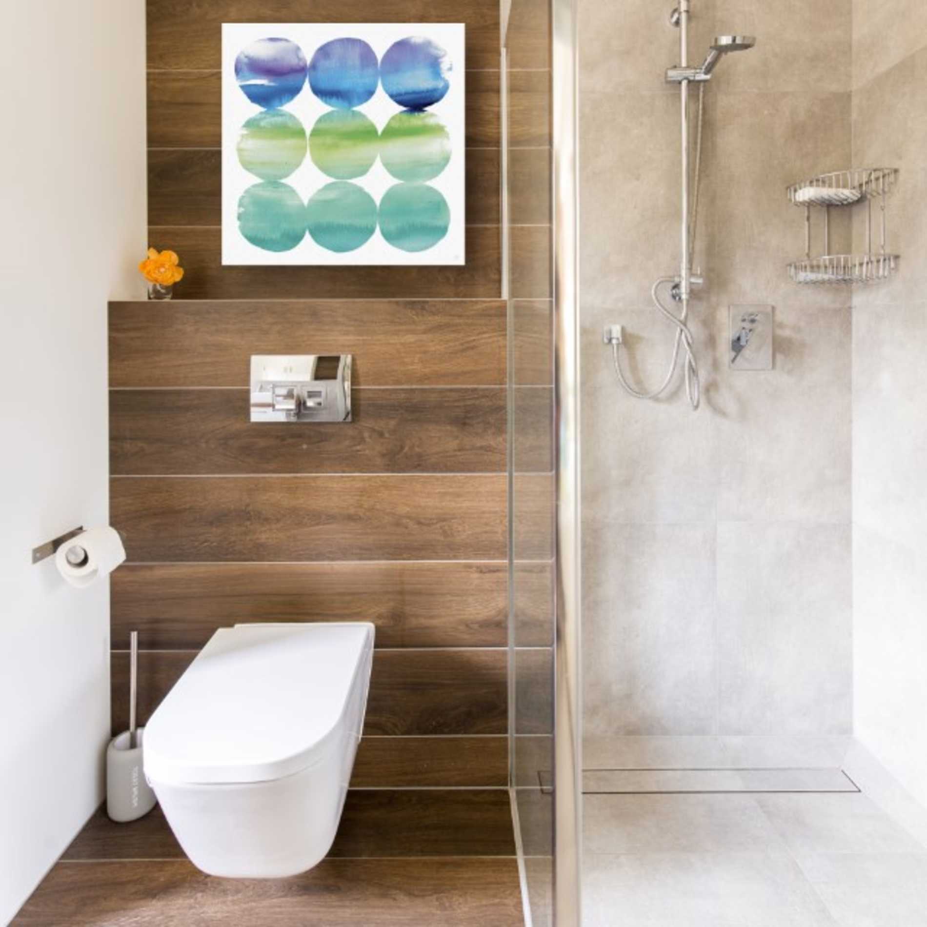 'Summer Dots II' by Elyse DeNeige, Canvas Wall Art,18 x 18