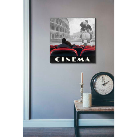 Image of 'Cinema Roma' by Marco Fabiano, Canvas Wall Art,18 x 18