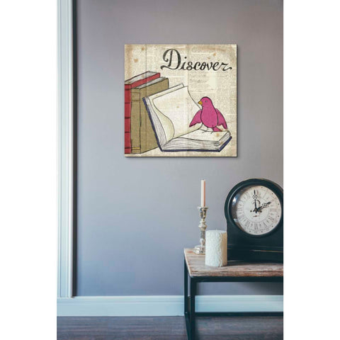 'Bird Inspiration Discover' by Elyse DeNeige, Canvas Wall Art,18 x 18