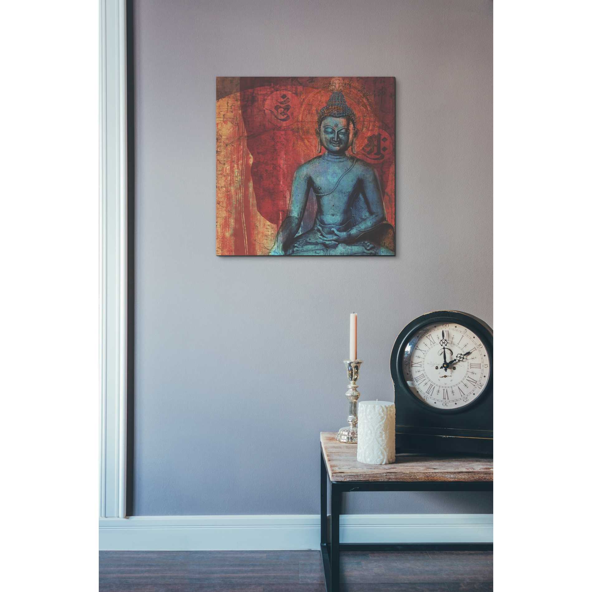 'Blue Buddha' by Elena Ray Canvas Wall Art,18 x 18