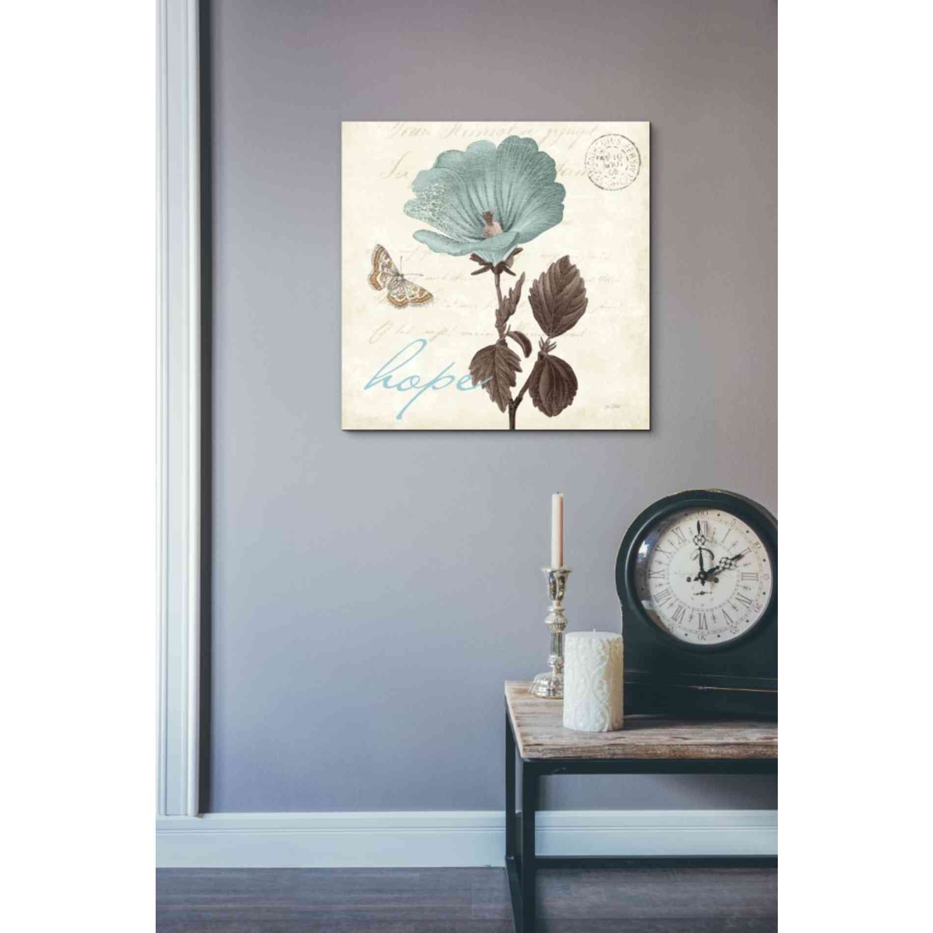 'Touch of Blue III Hope' by Katie Pertiet, Canvas Wall Art,18 x 18