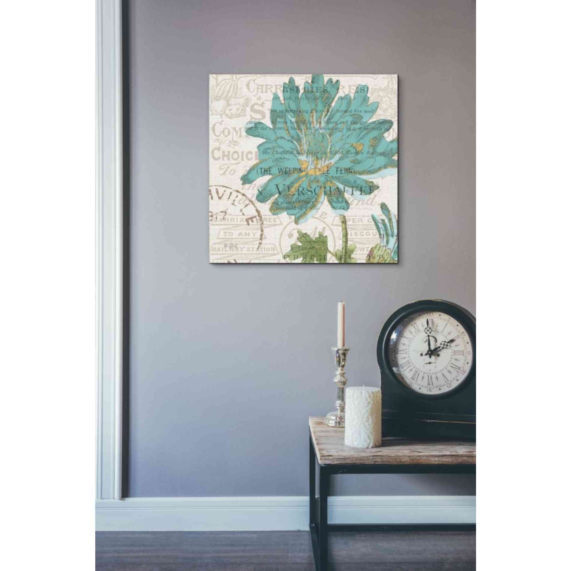 'Bookshelf Botanical IV' by Katie Pertiet, Canvas Wall Art,18 x 18