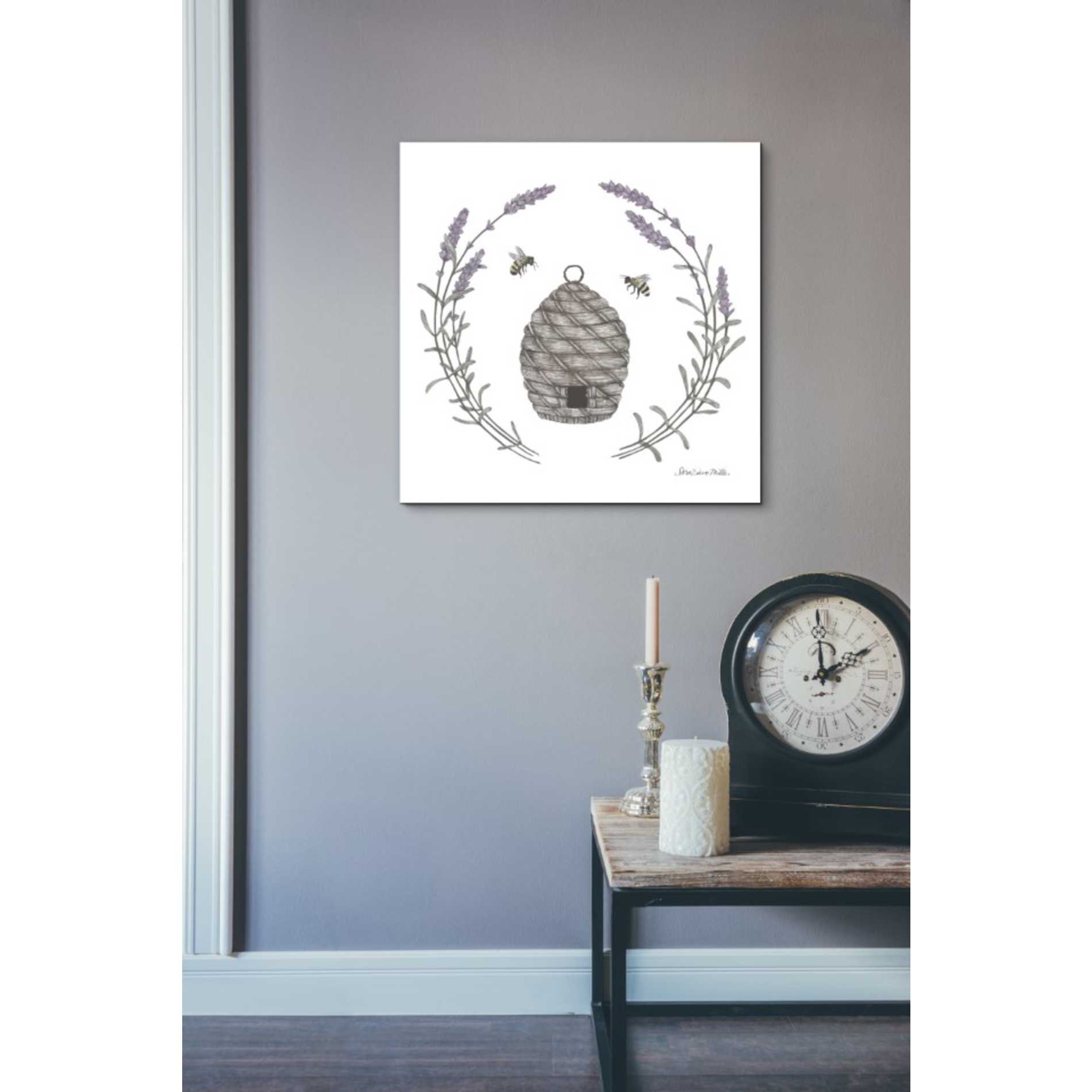 'Happy to Bee Home II' by Sara Zieve Miller, Canvas Wall Art,18 x 18