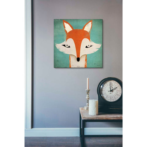 Image of 'Fox' by Ryan Fowler, Canvas Wall Art,18 x 18