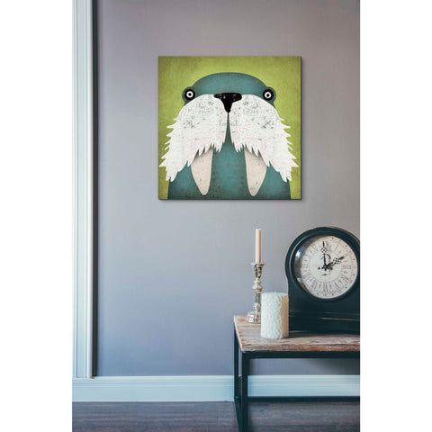 Image of 'Walrus' by Ryan Fowler, Canvas Wall Art,18 x 18