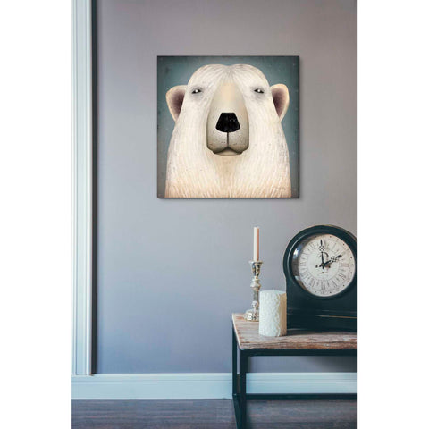 Image of 'Polar Bear Wow' by Ryan Fowler, Canvas Wall Art,18 x 18