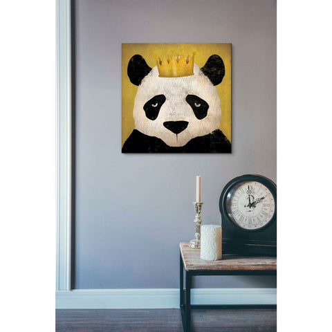Image of 'Panda with Crown' by Ryan Fowler, Canvas Wall Art,18 x 18