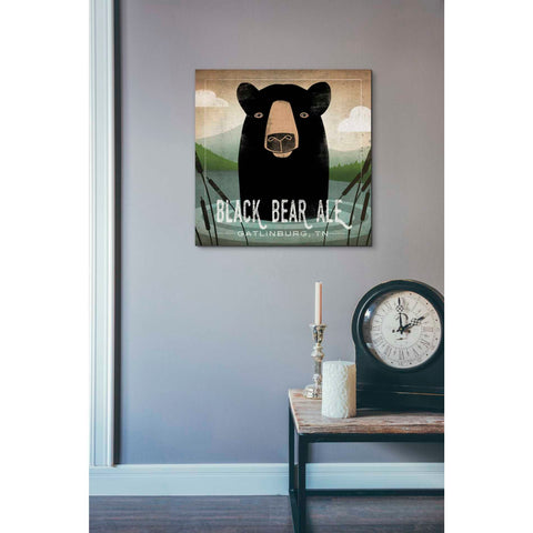 Image of 'Skinny Dip Black Bear Ale' by Ryan Fowler, Canvas Wall Art,18 x 18