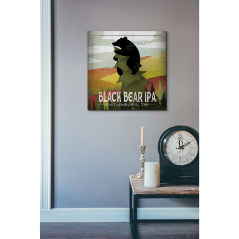 Image of 'Leaf Peeper Black Bear IPA' by Ryan Fowler, Canvas Wall Art,18 x 18