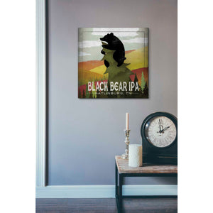 'Leaf Peeper Black Bear IPA' by Ryan Fowler, Canvas Wall Art,18 x 18