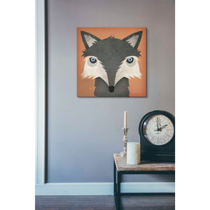 'Timber Wolf' by Ryan Fowler, Canvas Wall Art,18 x 18