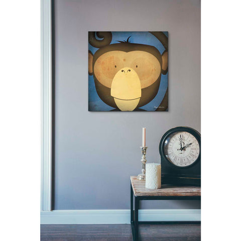 Image of 'Monkey Wow' by Ryan Fowler, Canvas Wall Art,18 x 18