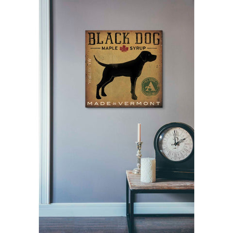 Image of 'Black Dog at Show' by Ryan Fowler, Canvas Wall Art,18 x 18