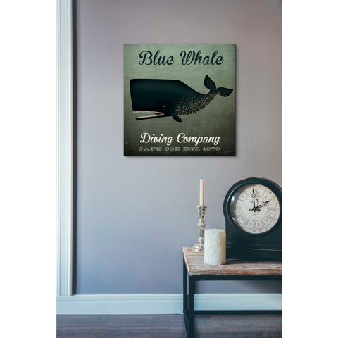 Image of 'Barnacle Whale Diving Co' by Ryan Fowler, Canvas Wall Art,18 x 18