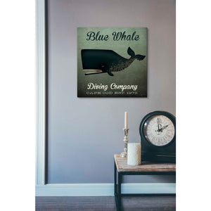 'Barnacle Whale Diving Co' by Ryan Fowler, Canvas Wall Art,18 x 18