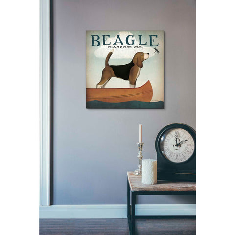 Image of 'Beagle Canoe Co' by Ryan Fowler, Canvas Wall Art,18 x 18