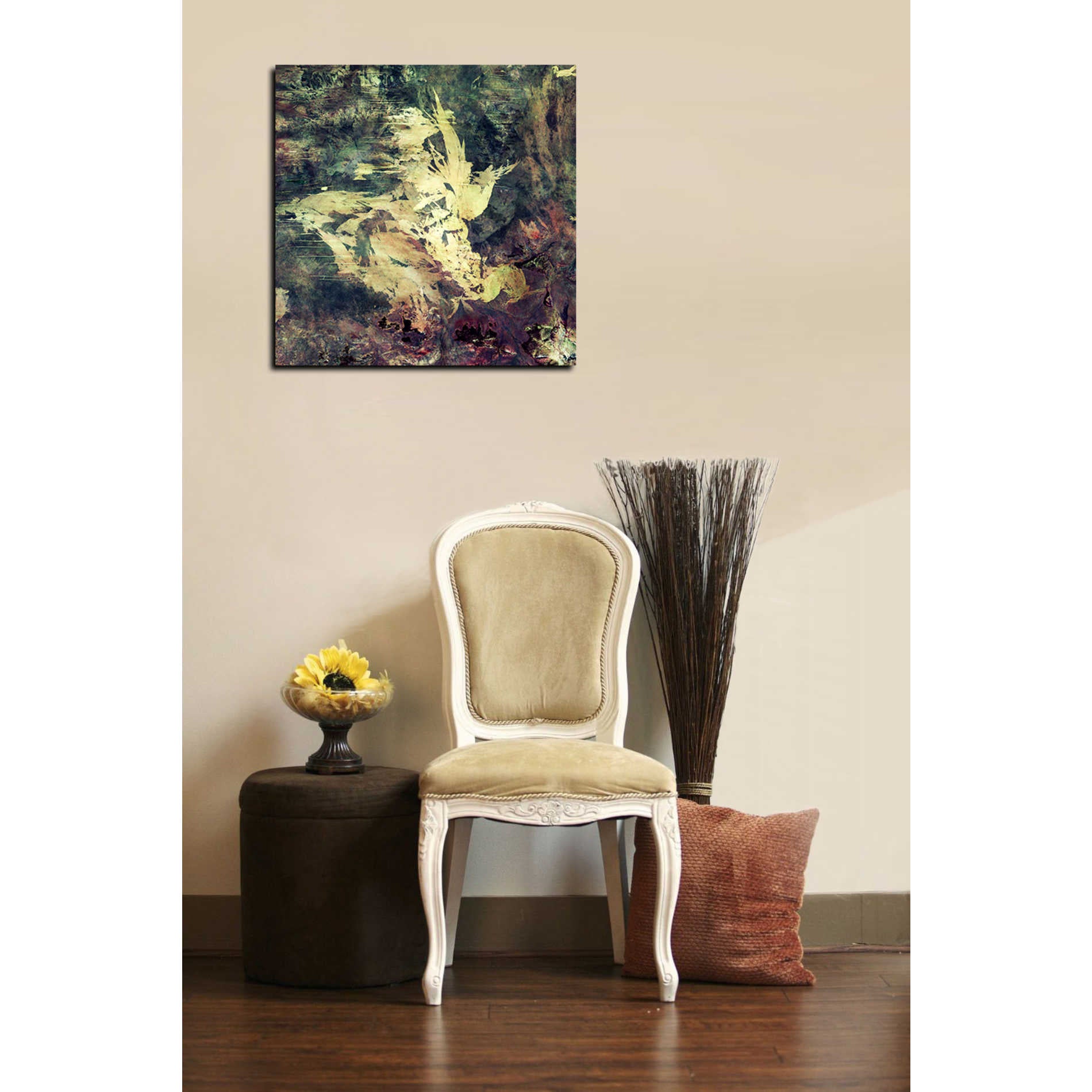 'Earth As Art: Sandy Scars' Canvas Wall Art,18 x 18