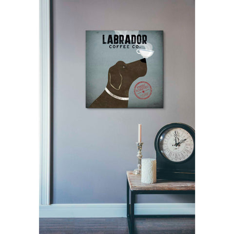 Image of 'Labrador Coffee Co' by Ryan Fowler, Canvas Wall Art,18 x 18