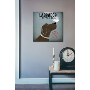 'Labrador Coffee Co' by Ryan Fowler, Canvas Wall Art,18 x 18