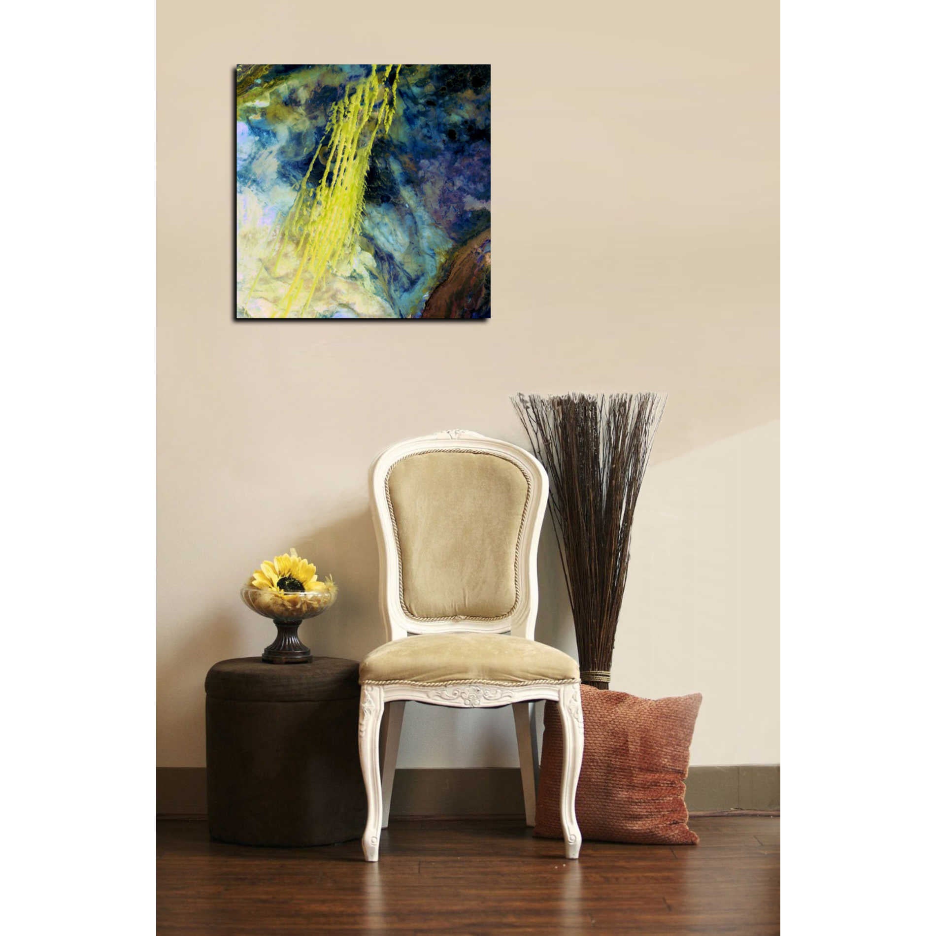 'Earth As Art: Saharan Abstract' Canvas Wall Art,18 x 18