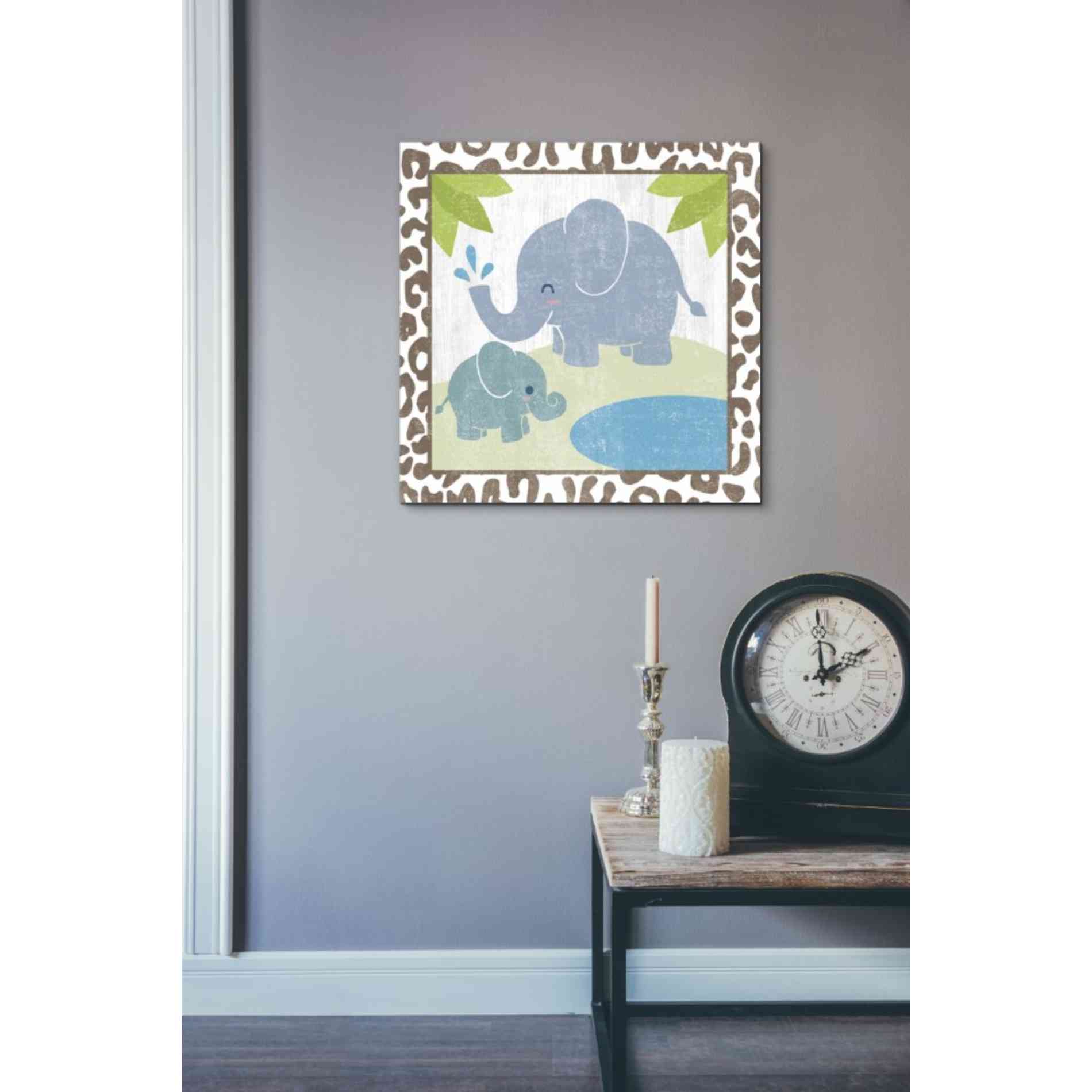 'Safari Fun Elephant' by Moira Hershey, Canvas Wall Art,18 x 18