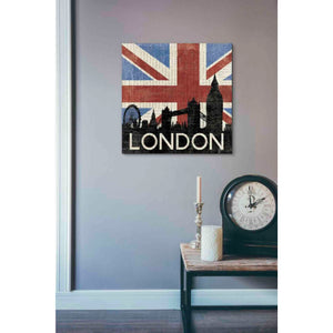 'London ' by Moira Hershey, Canvas Wall Art,18 x 18
