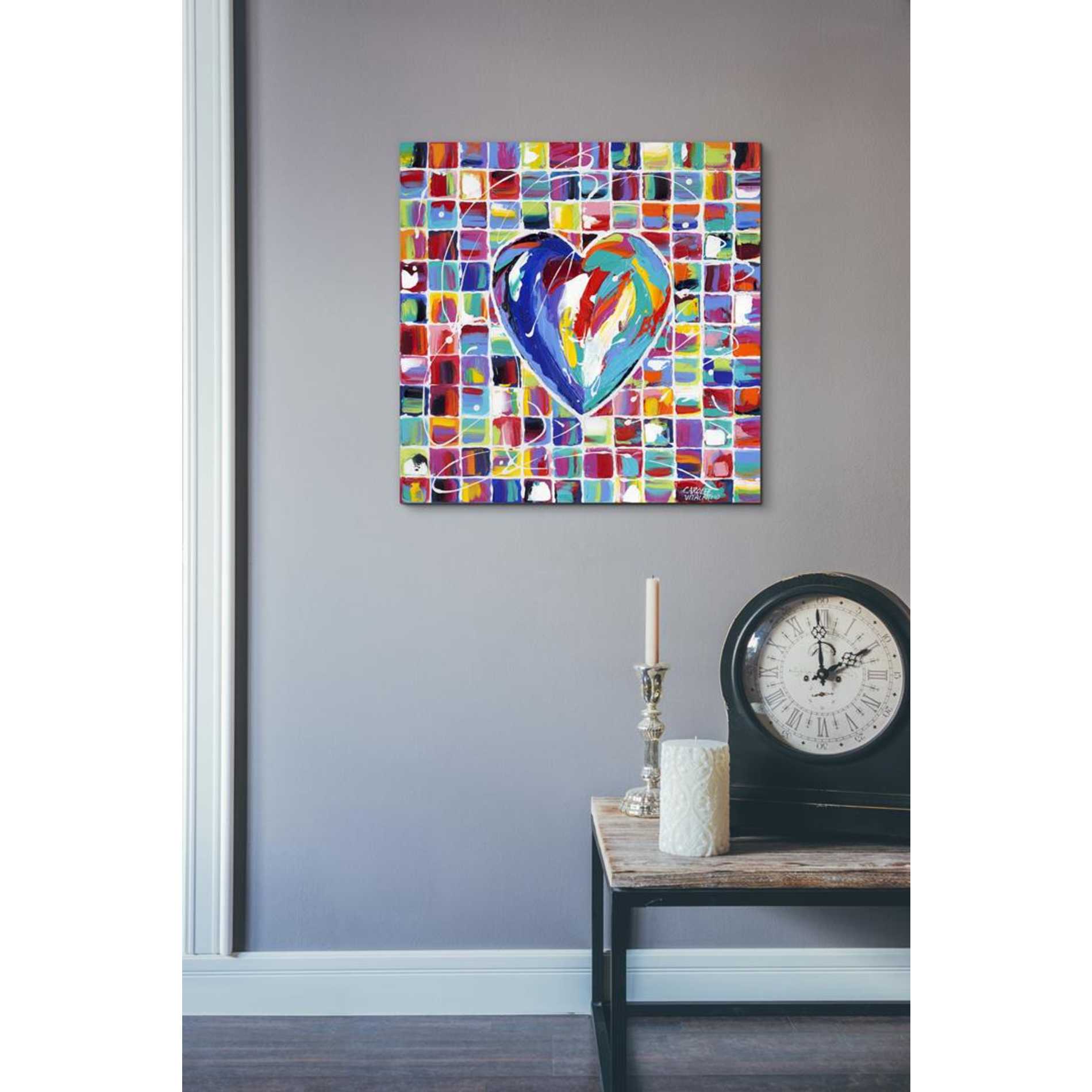 'Hearts of a Different Color I' by Carolee Vitaletti Giclee Canvas Wall Art