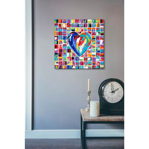 Image of 'Hearts of a Different Color I' by Carolee Vitaletti Giclee Canvas Wall Art