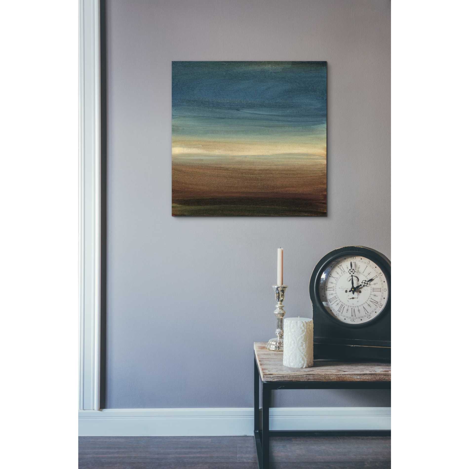 'Abstract Horizon IV' by Ethan Harper Canvas Wall Art,18 x 18