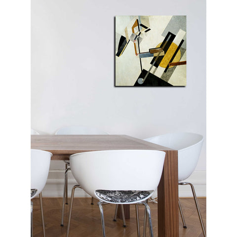 Image of 'Proun 19D' by El Lissitzky Canvas Wall Art,18 x 18