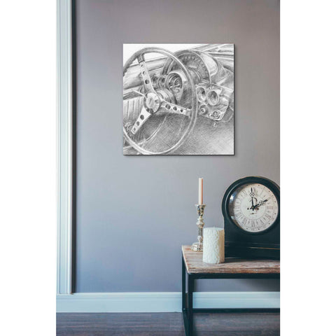 Image of 'Behind the Wheel II' by Ethan Harper Canvas Wall Art,18 x 18