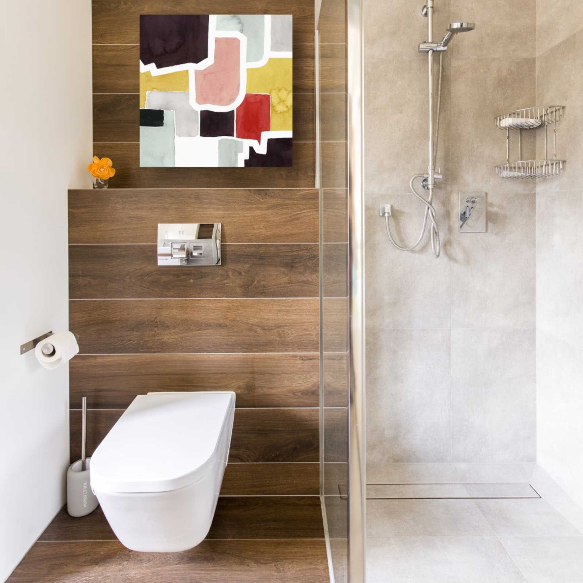 'Color Blocking IV' by Grace Popp Canvas Wall Art,18 x 18