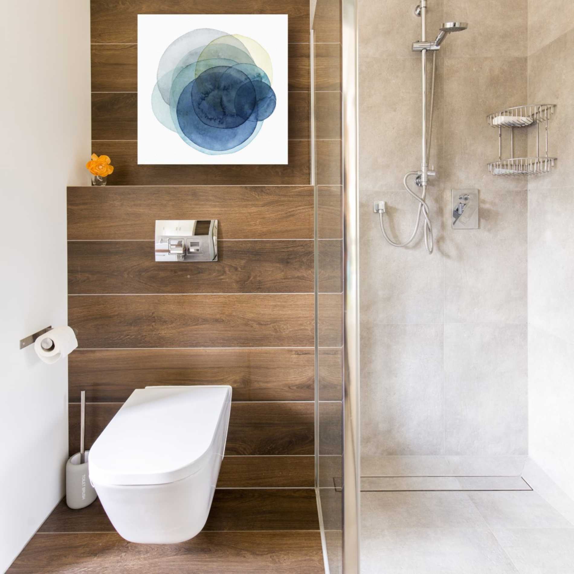 'Evolving Planets I' by Grace Popp Canvas Wall Art,18 x 18