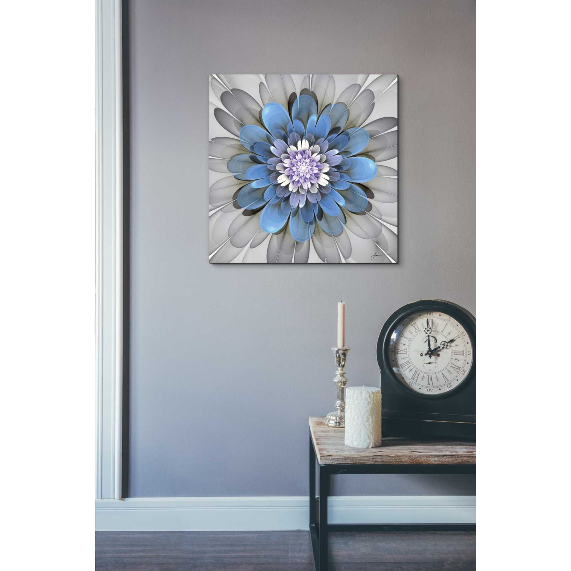 'Fractal Blooms III' by James Burghardt Giclee Canvas Wall Art