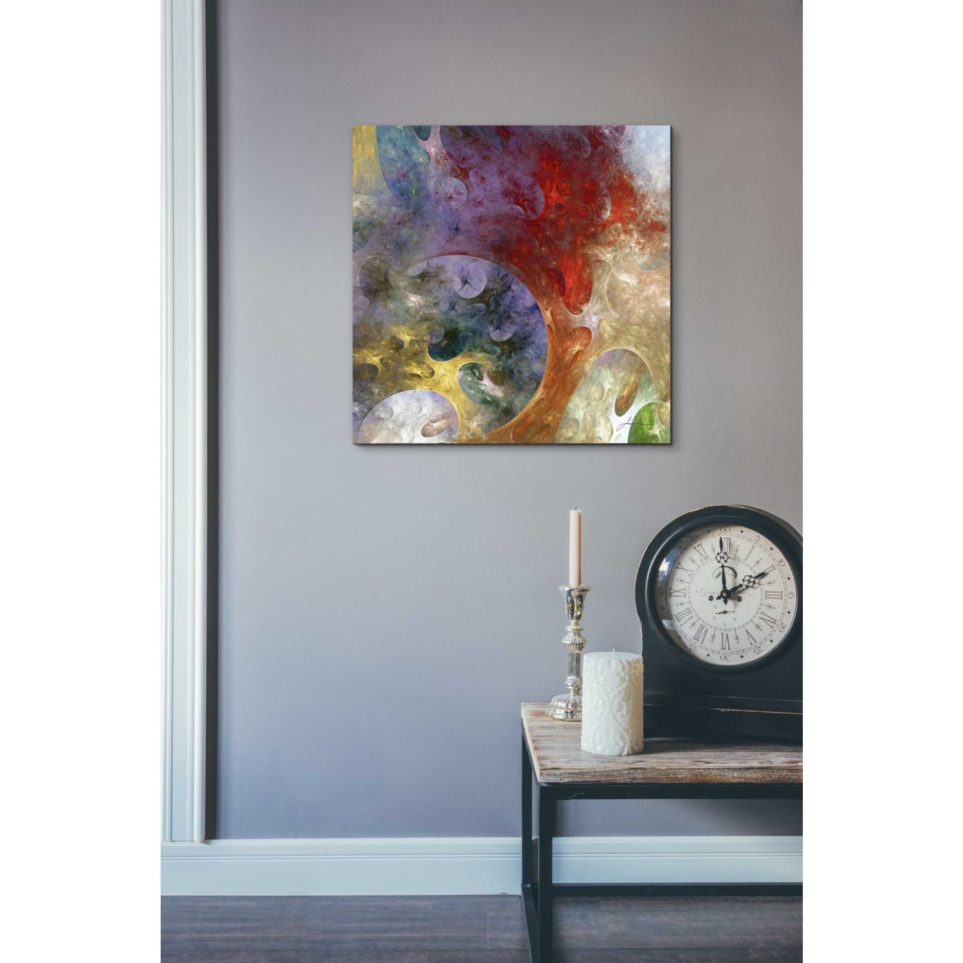 'Lunar Tiles II' by James Burghardt Giclee Canvas Wall Art