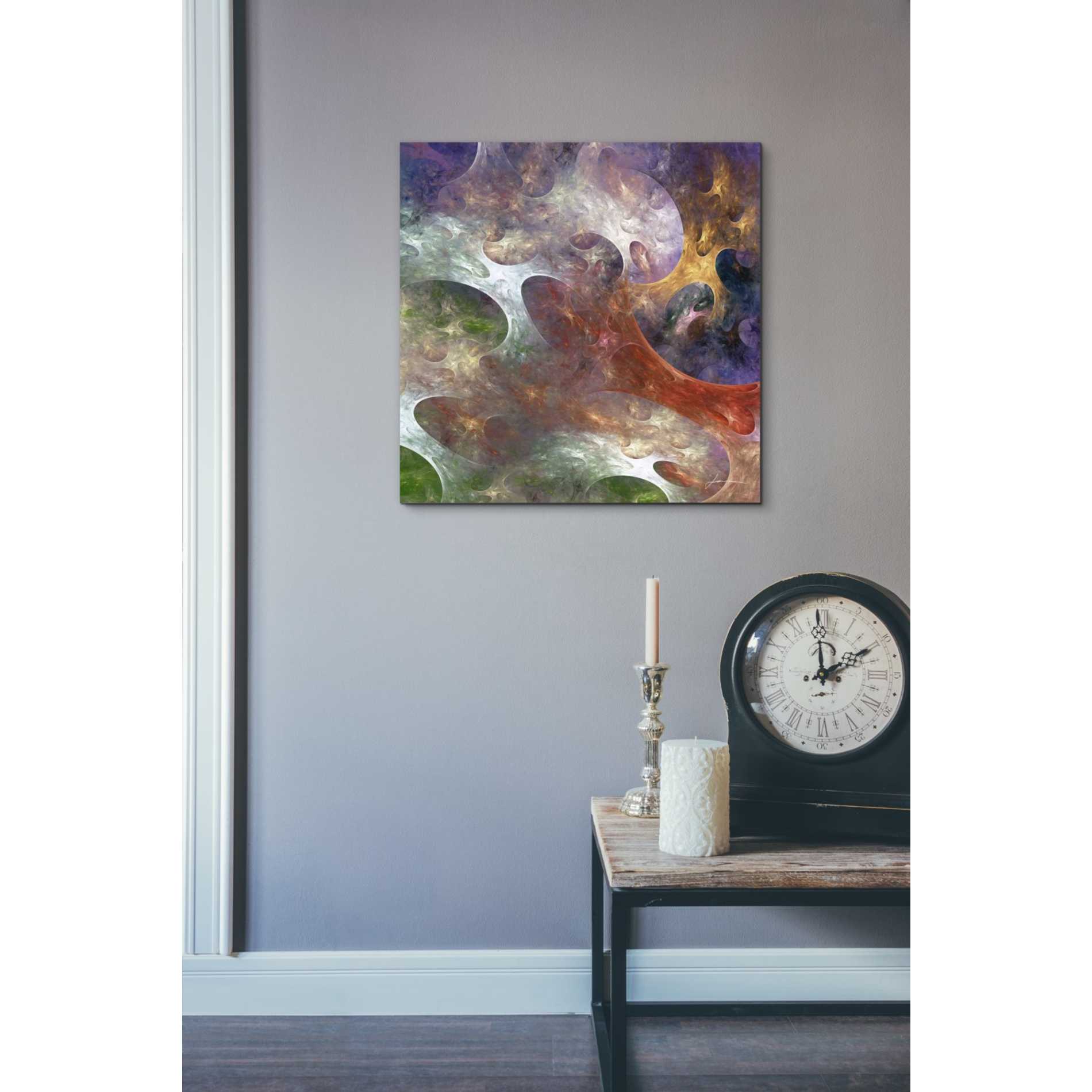 'Lunar Tiles III' by James Burghardt Giclee Canvas Wall Art