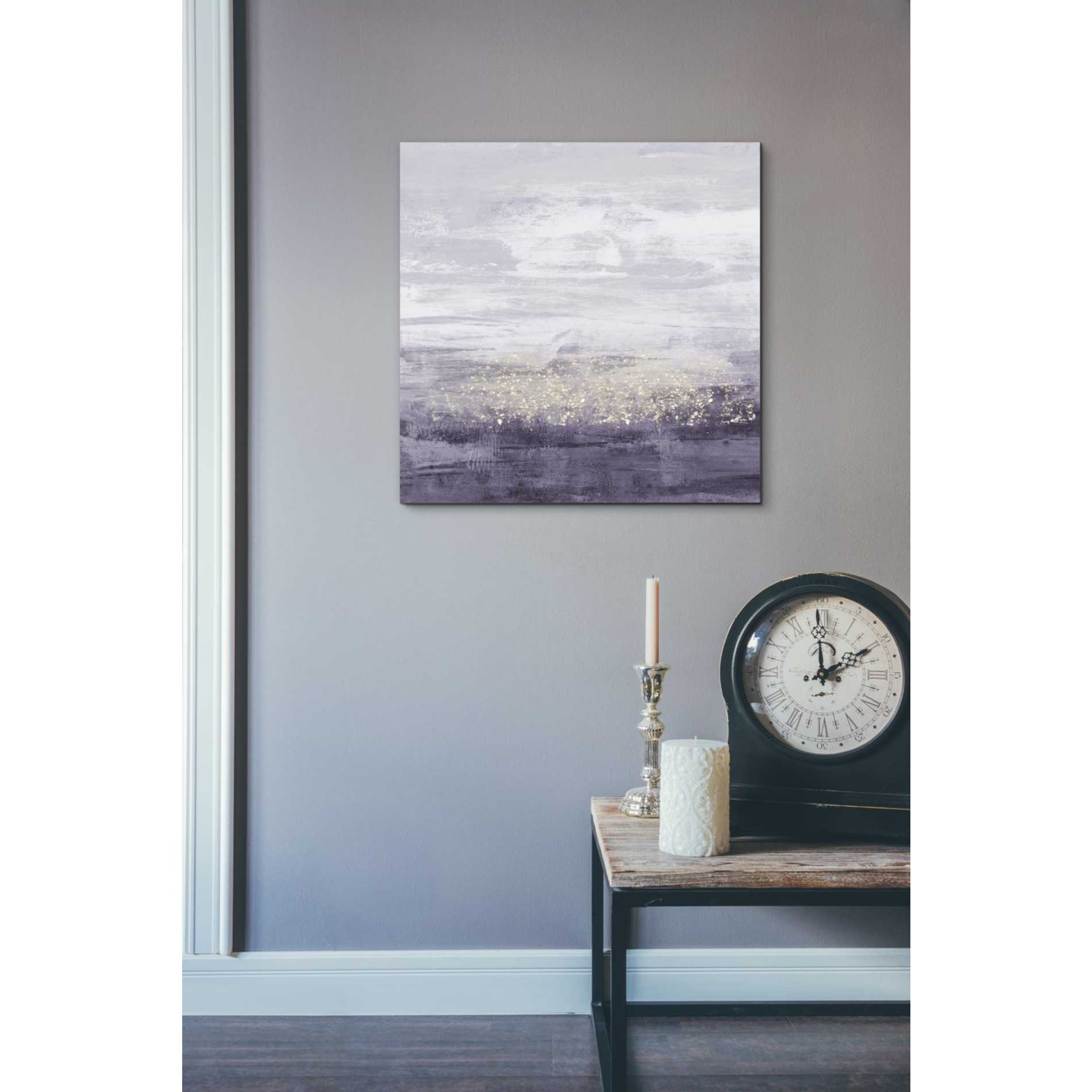 'Amethyst Glitter II' by Jennifer Goldberger Giclee Canvas Wall Art