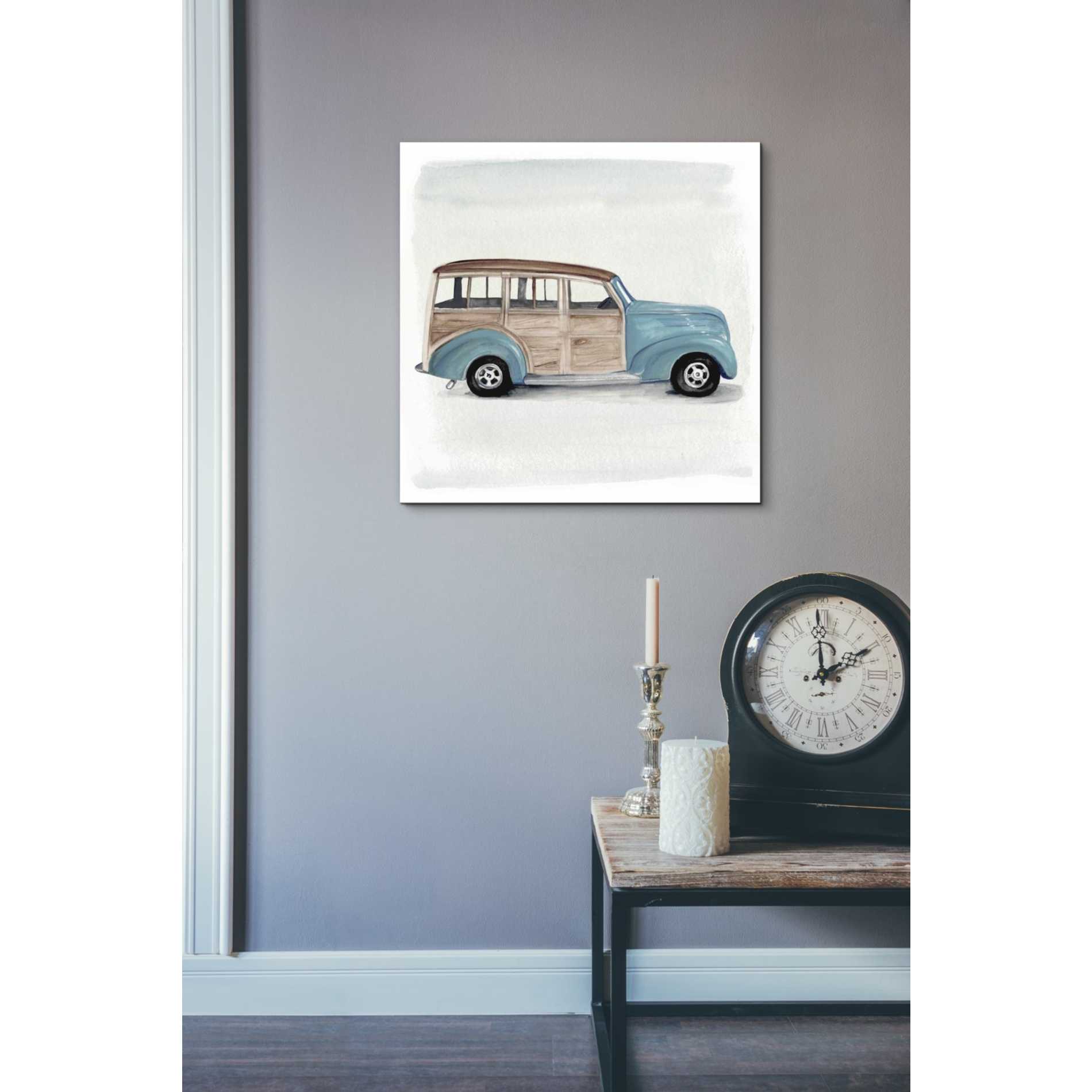 'Classic Autos IV' by Jennifer Paxton Giclee Canvas Wall Art