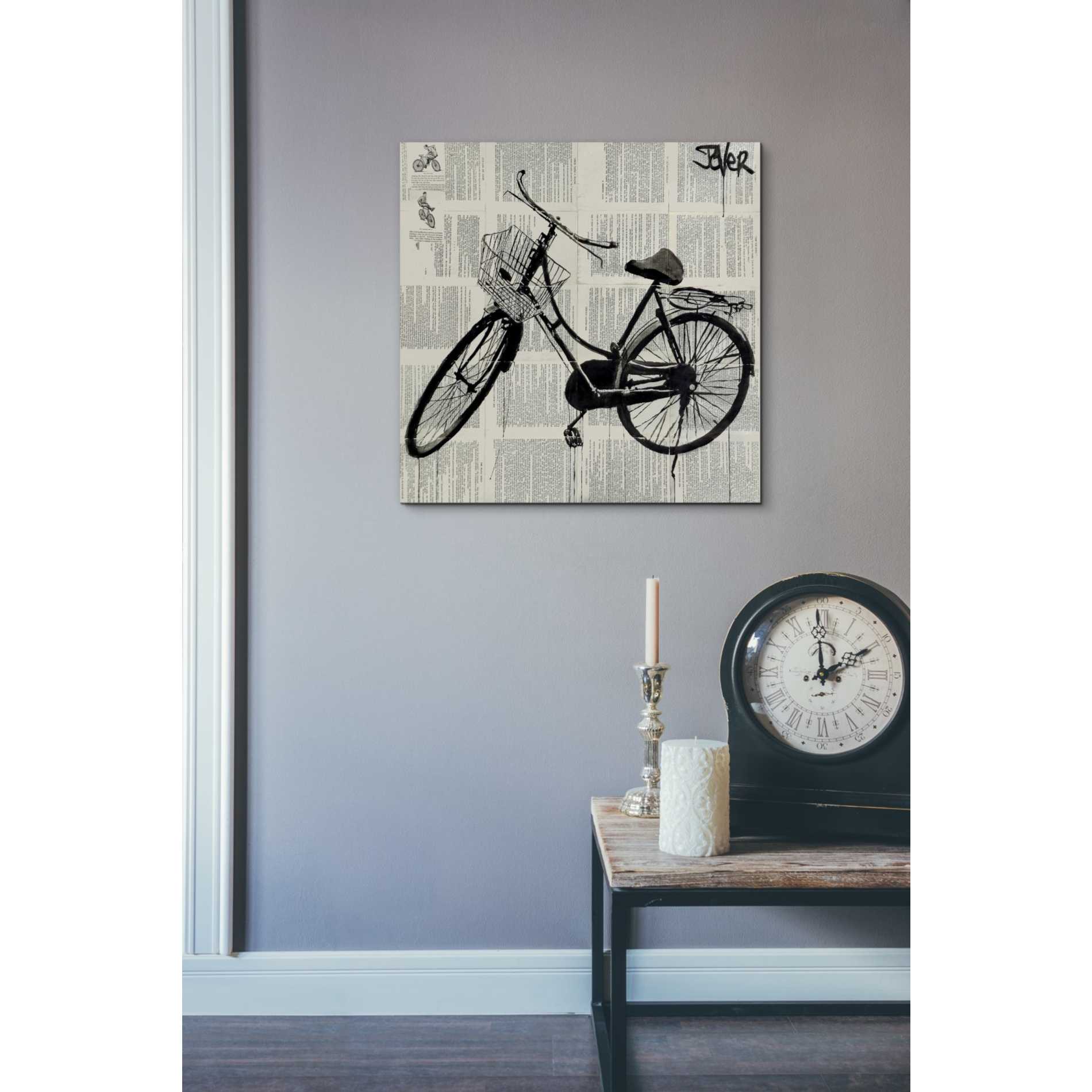 'Ride New' by Loui Jover, Canvas Wall Art,18 x 18