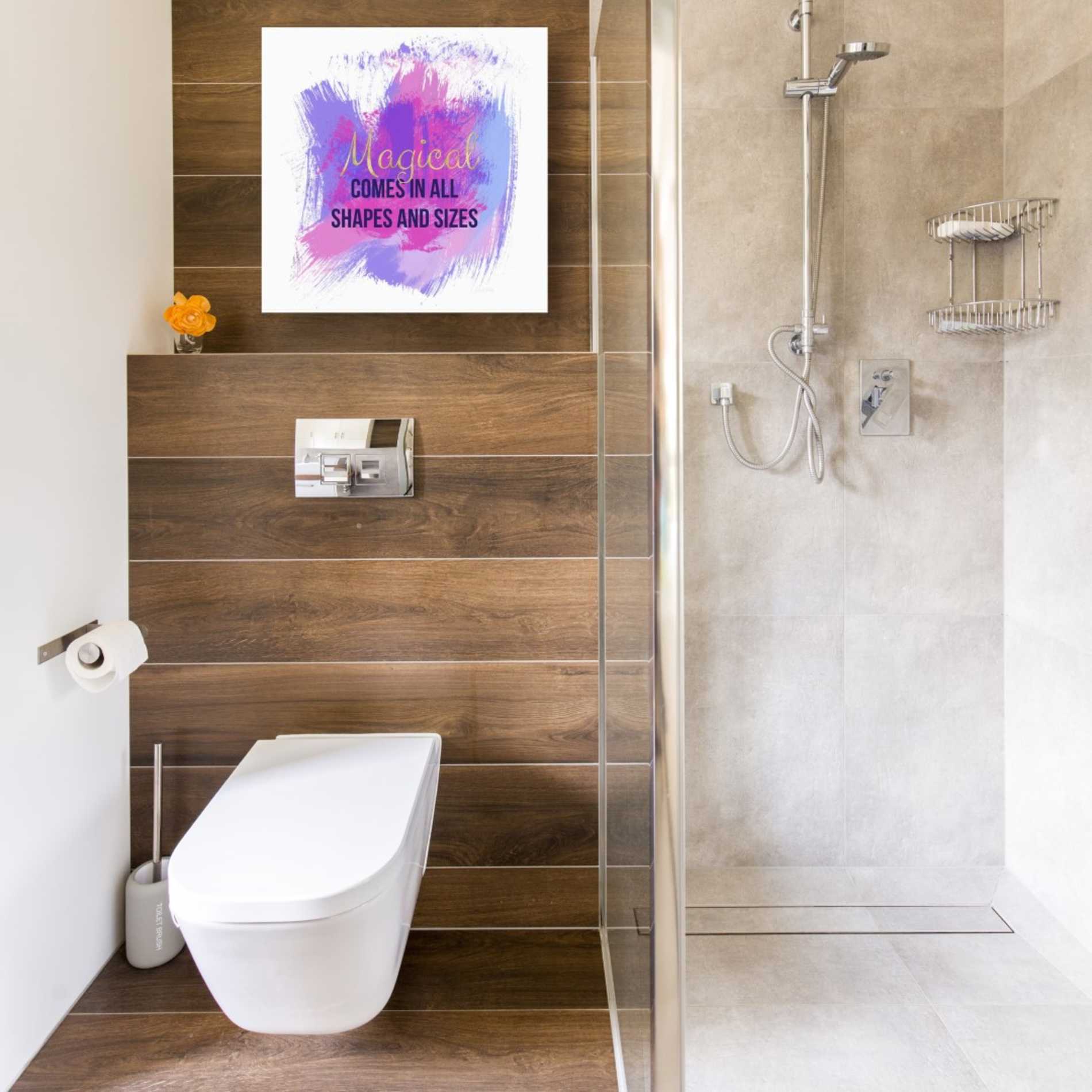 'Magical Comes In All Shapes' by Linda Woods, Canvas Wall Art,18 x 18