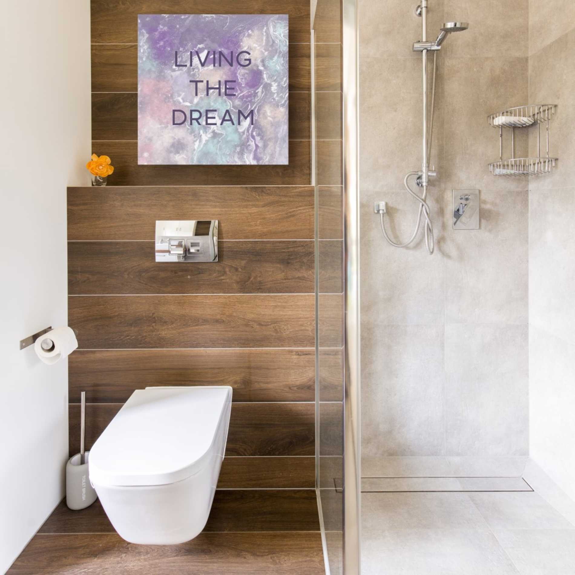 'Living The Dream' by Linda Woods, Canvas Wall Art,18 x 18