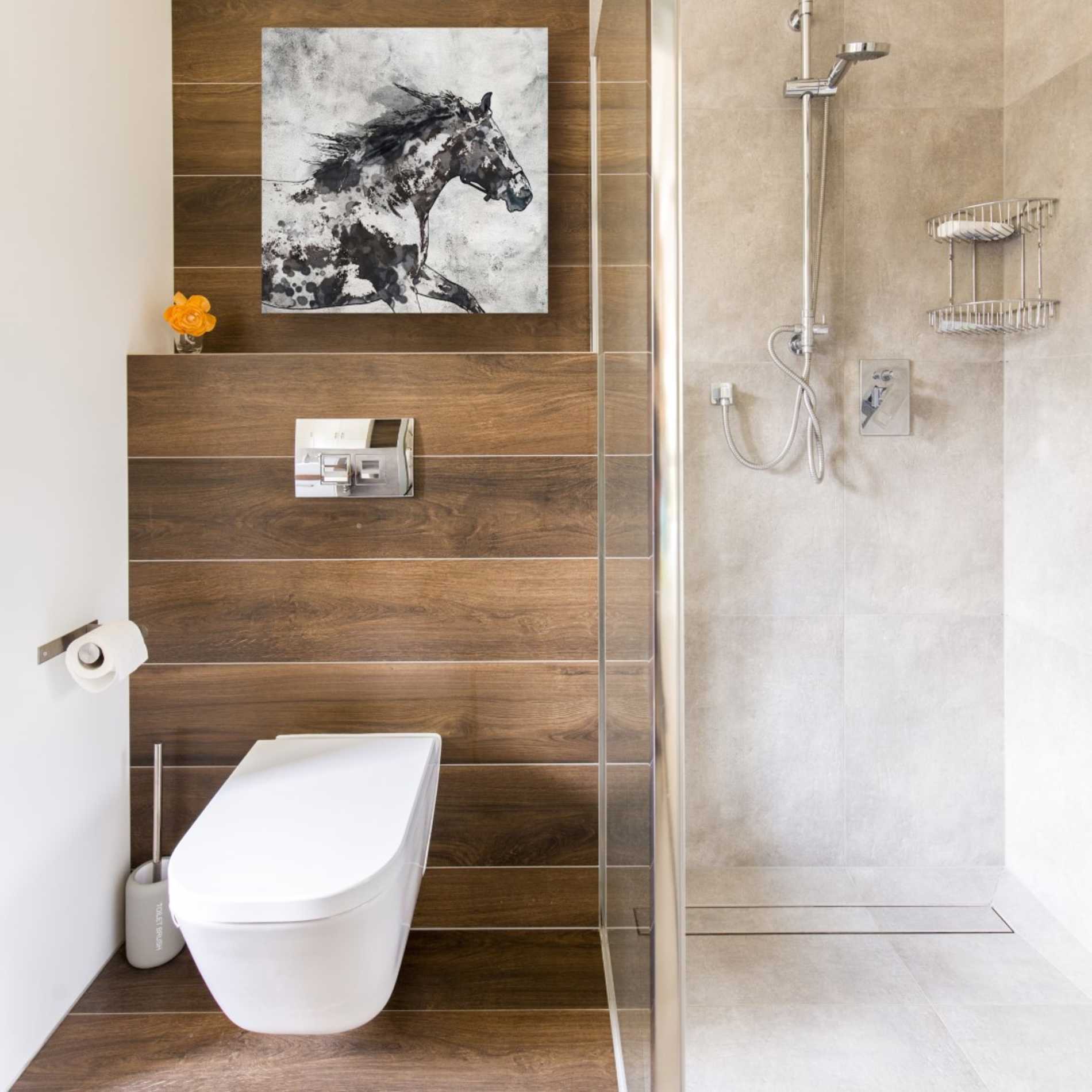 'Bay Horse 4' by Irena Orlov, Canvas Wall Art,18 x 18