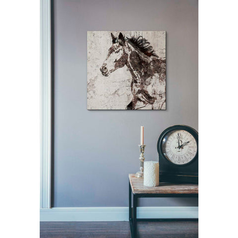 Image of 'Galloping Horse 2' by Irena Orlov, Canvas Wall Art,18 x 18